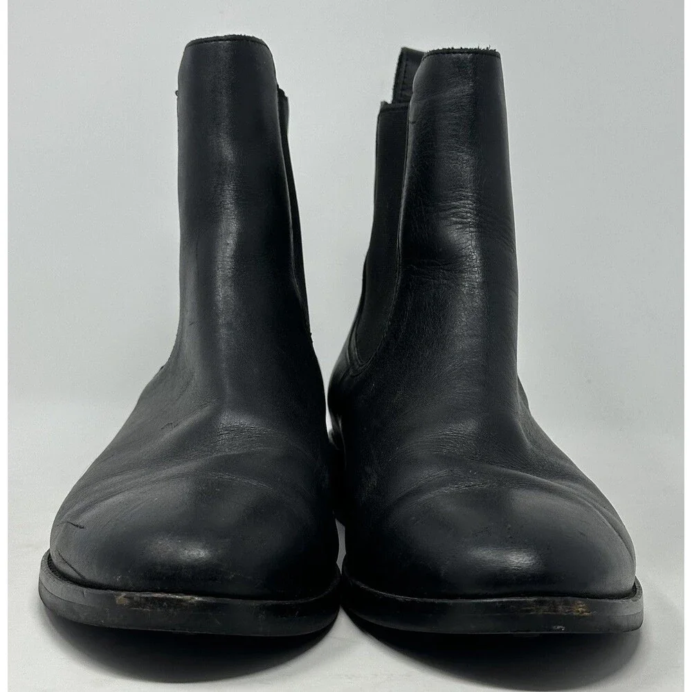 Thursday Boot Company Cavalier Chelsea Boots Mens 10 Black Leather Ankle Classic